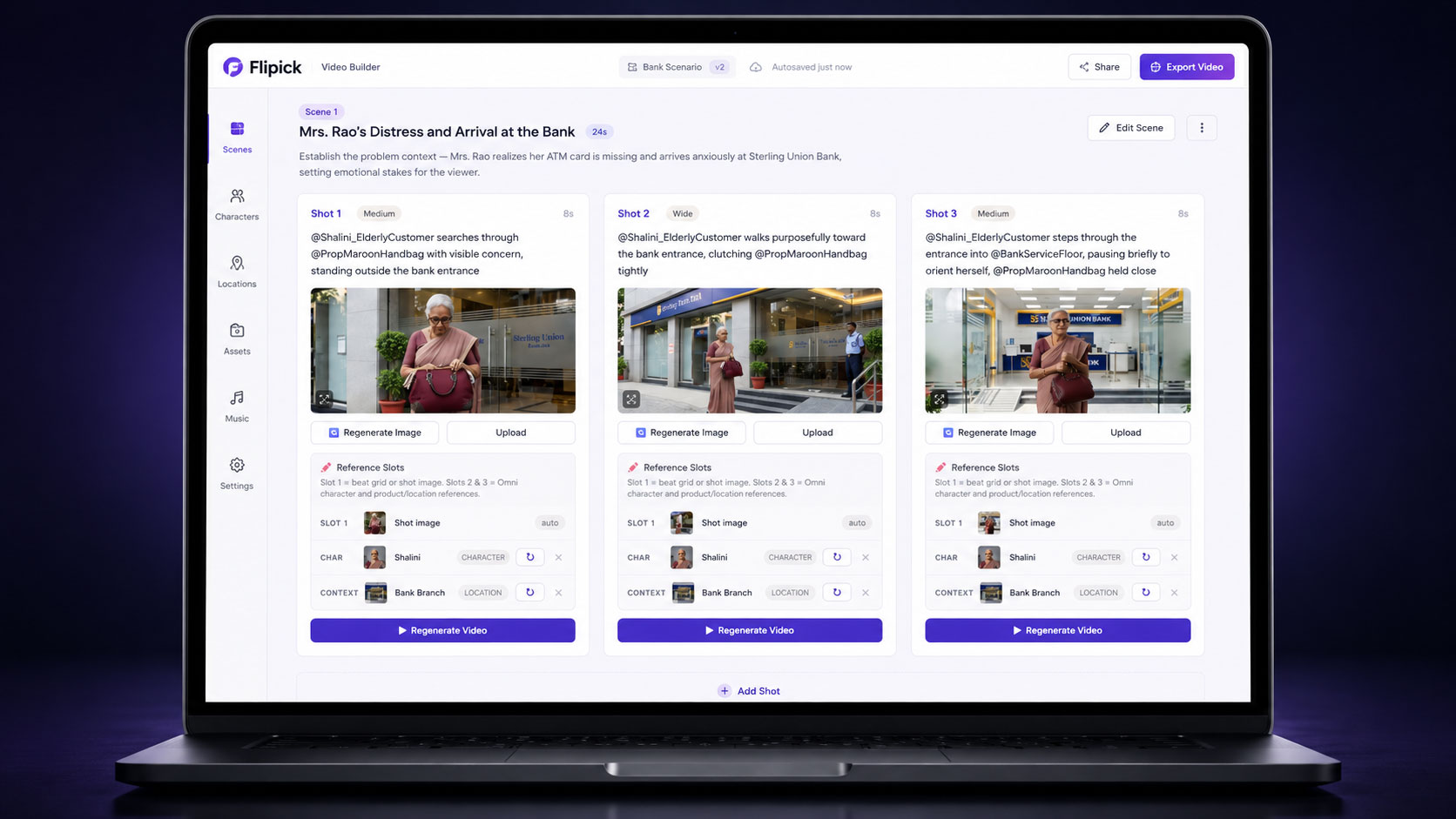 AI Video Platform &mdash; cinematic studio output